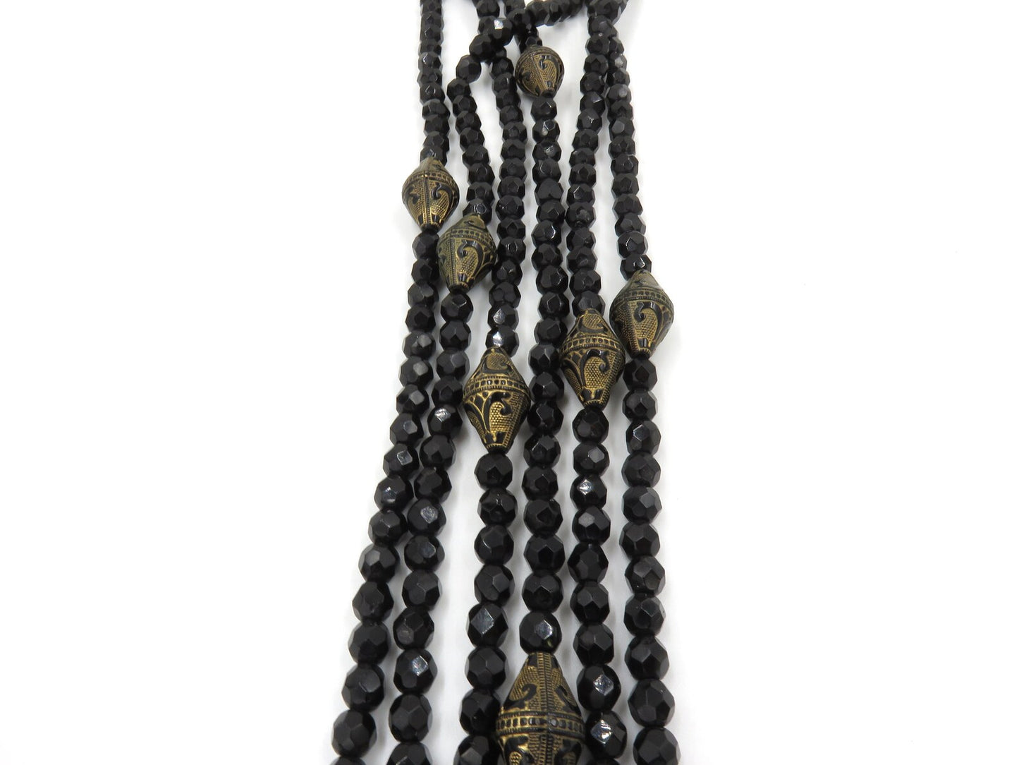Circa 1920 Glass Bead Necklace