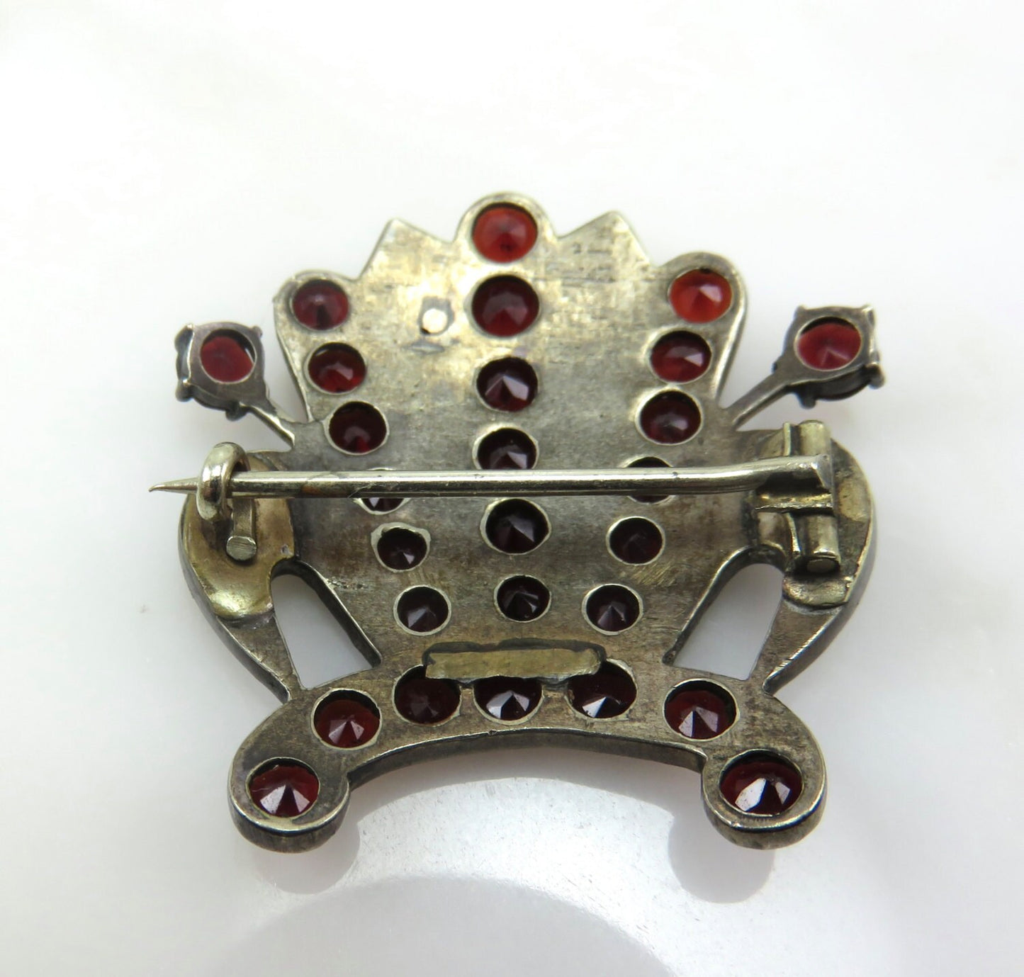 Circa 1880. Victorian Garnet Brooch