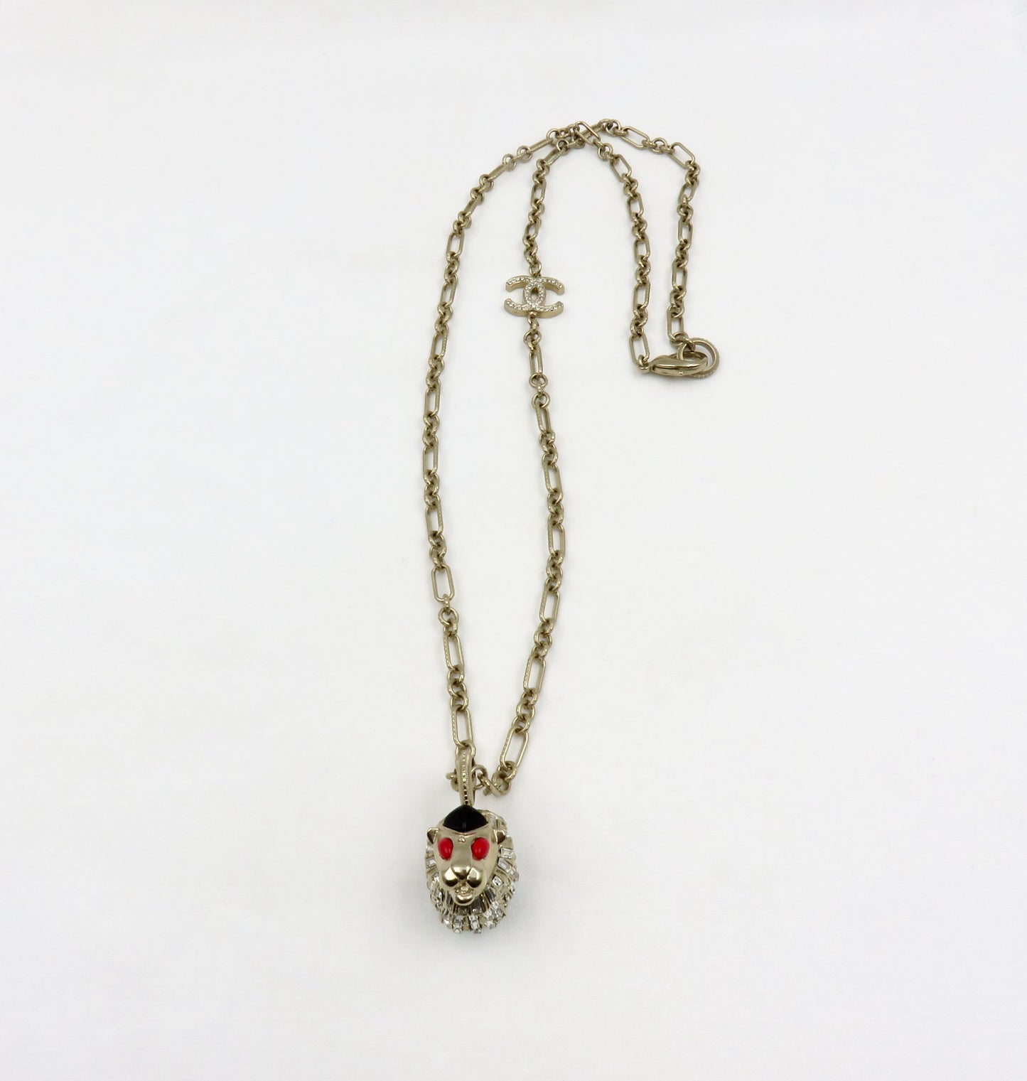 Chanel Griffon Lion Head Necklace