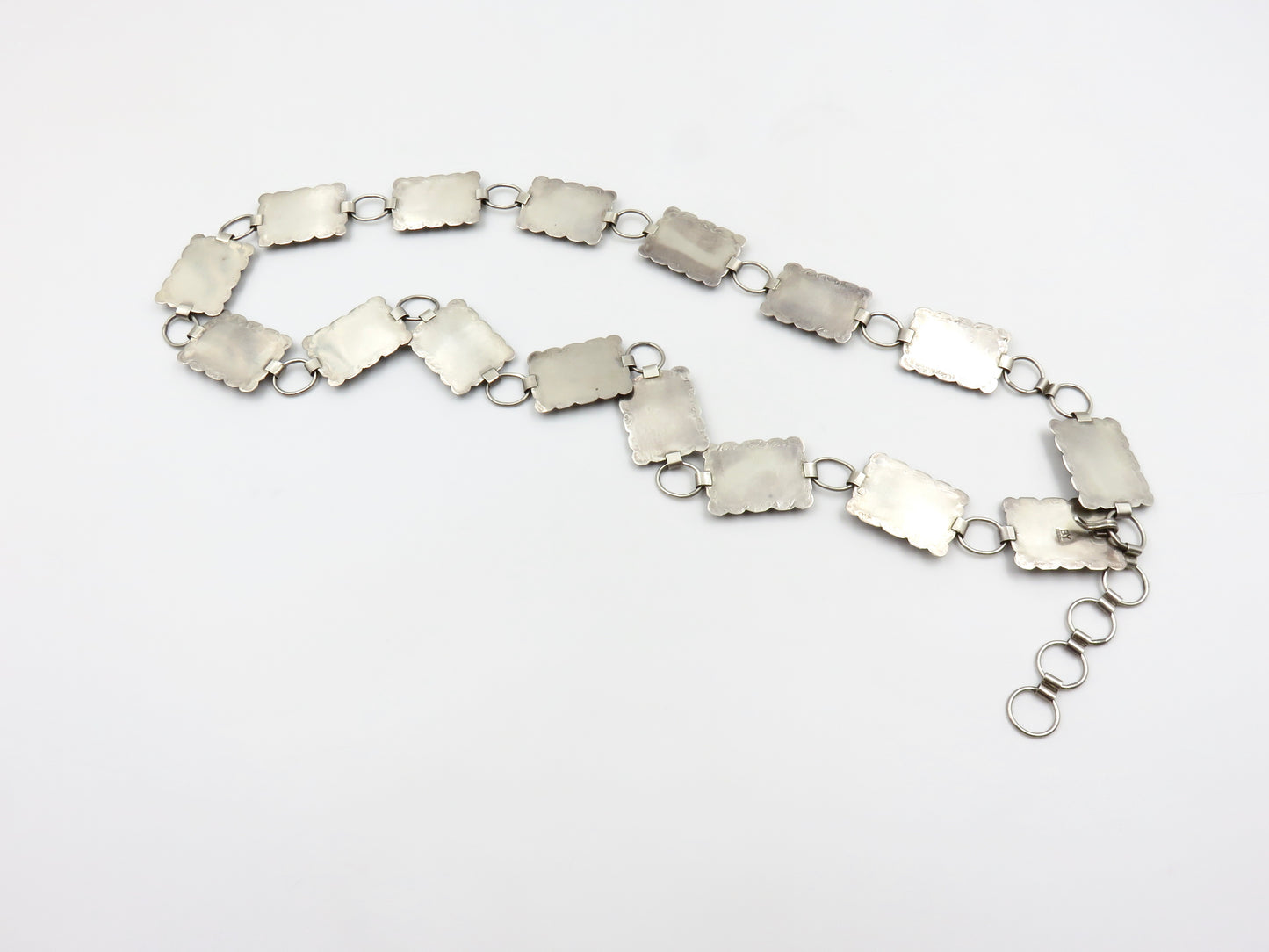 Circa 1970 Navajo Sterling Silver Concha/Link Belt By Benson Yazzie