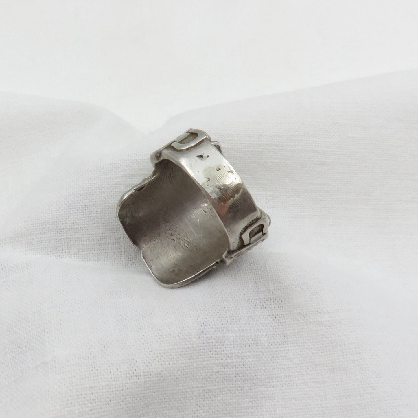 Vintage Silver Saddle Ring