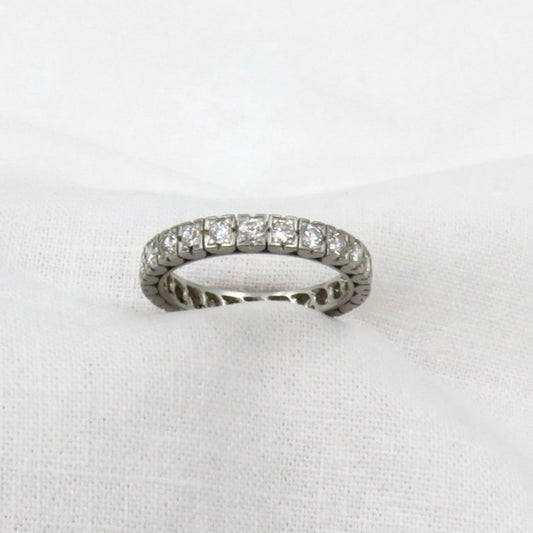 C. 1920 Diamond and Platinum Eternity Band