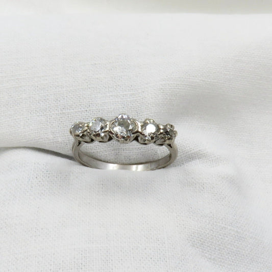 C. 1910 Five Stone Diamond Ring