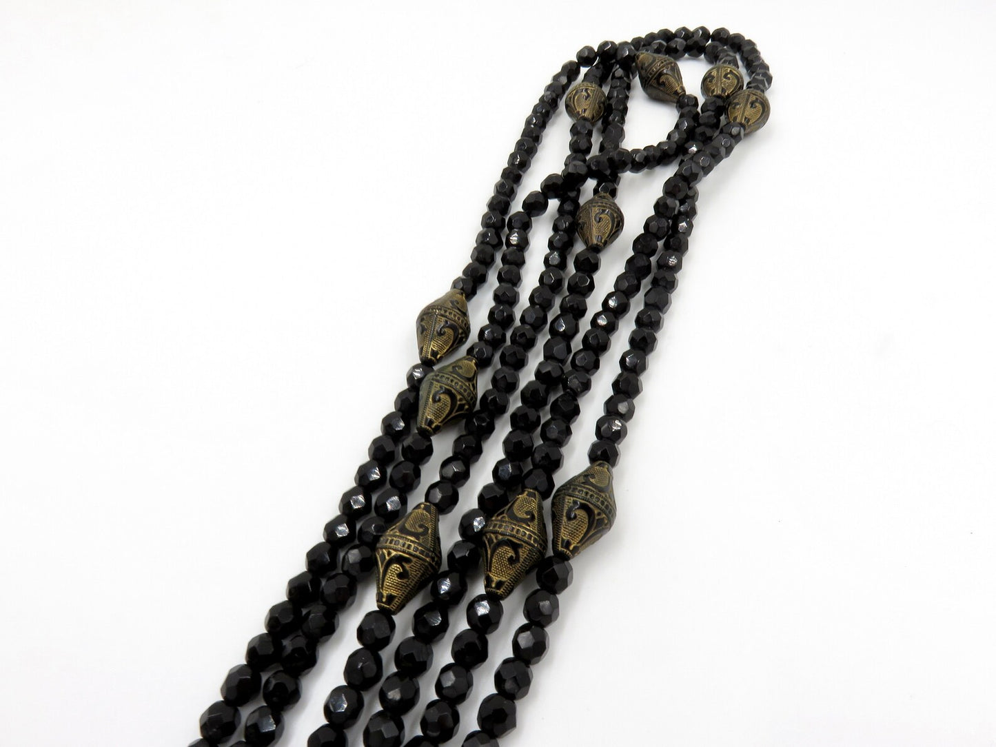 Circa 1920 Glass Bead Necklace