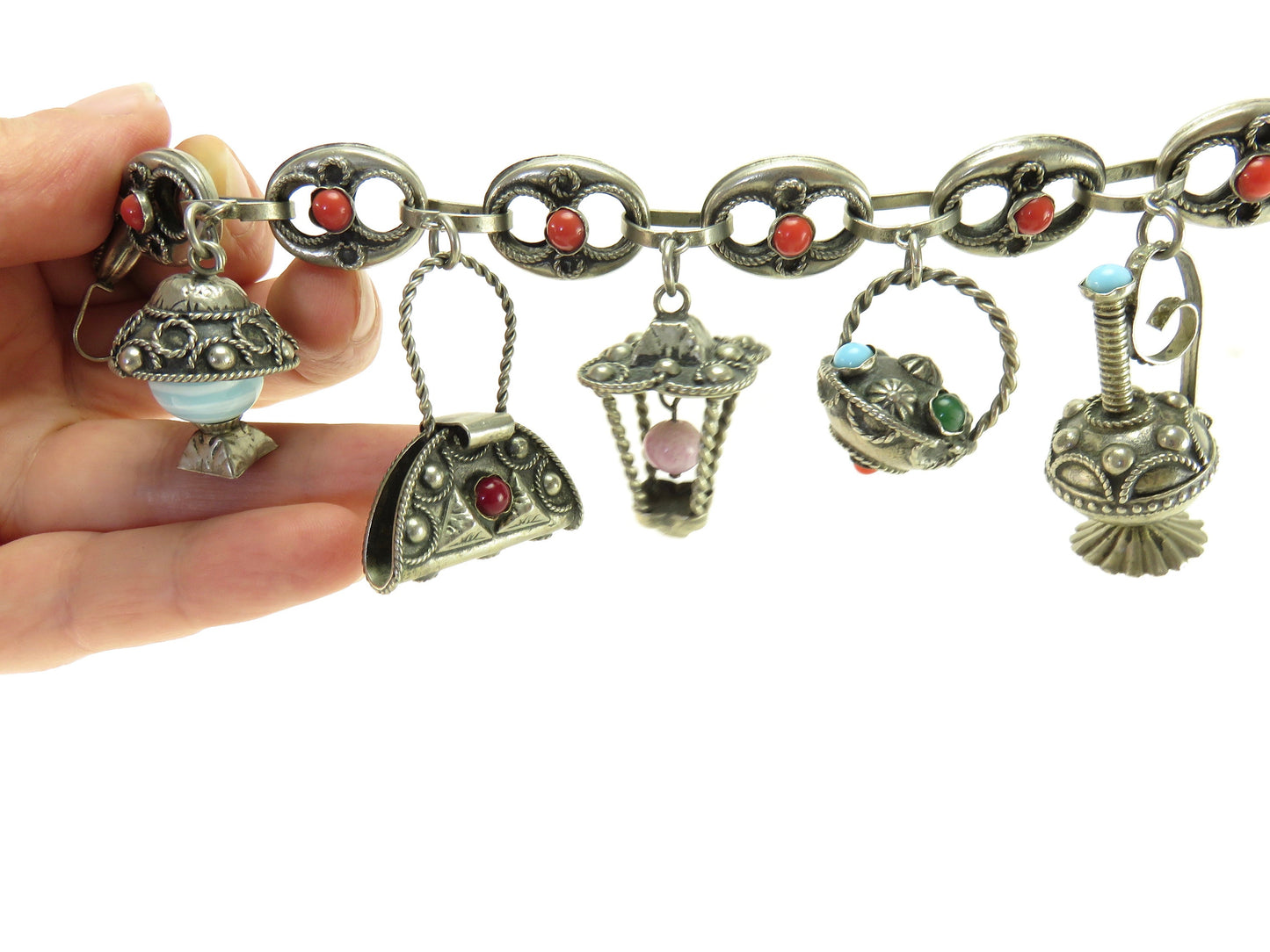 Vintage Italian Charm Bracelet