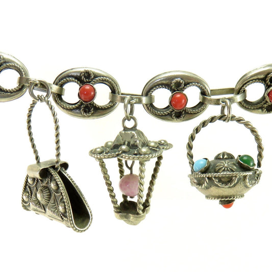 Vintage Italian Charm Bracelet