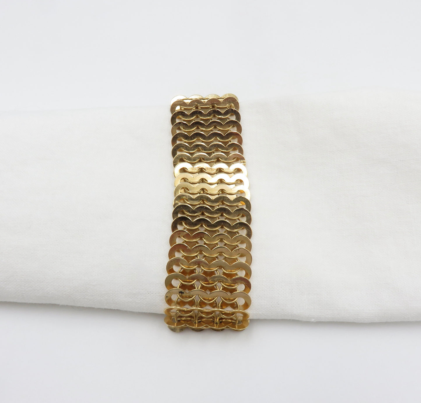 Retro Era 18kt Gold Bracelet