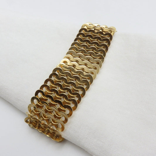 Retro Era 18kt Gold Bracelet